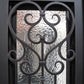 42" x 6/8 Single Wrought Iron Door w/ Operable Glass Panel